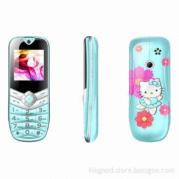 Fashion Mini Phones, Dual Sims Dual-standby 1.44-inch TFT LCD, MTK6260D Camera/MP3/MP4/FM TF Card